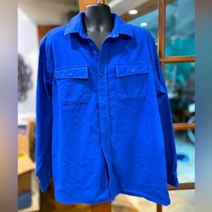 LL Bean Men’s Chamois Cloth Button down Shirt XL